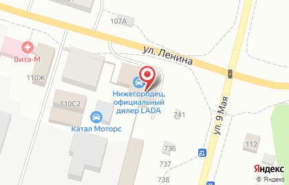 Магазин металлической мебели ПРОММЕБЕЛЬ на улице Ленина на карте