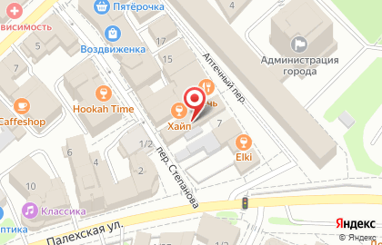 Транспортная компания ФОРТУНА в Аптечном переулке на карте