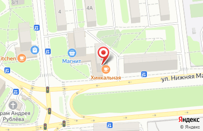 Кафе Встреча в Москве на карте