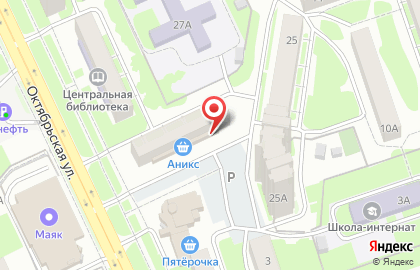 Бар Beerlin на Октябрьской улице на карте