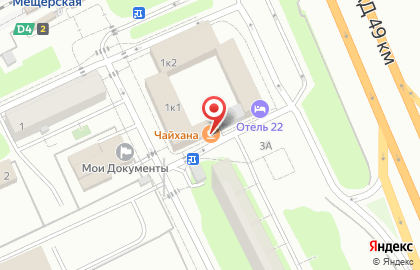 Сколково, автобусная станция на карте