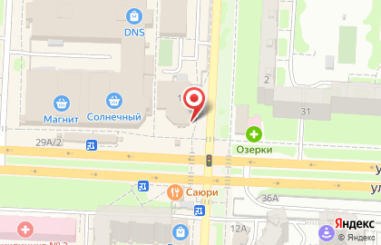 Магазин продовольственных магазинов Сокурские Хлеба в Ленинском районе на карте