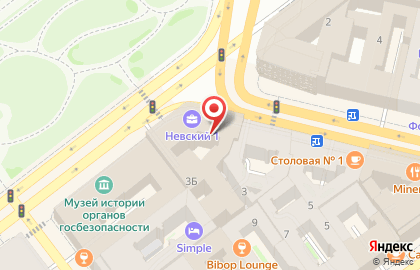 Привилегия на Невском проспекте на карте