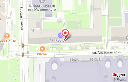 Пиццерия Додо Пицца в Московском районе на карте