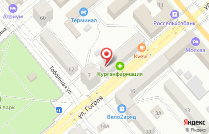 Медицинская лаборатория Гемотест на улице Гоголя на карте
