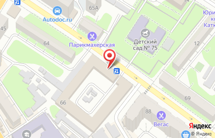 Магазин тканей Жемчужина на Петровской улице на карте