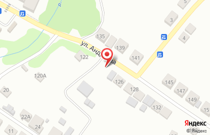 Магазин Мастеровой на улице Андреева на карте