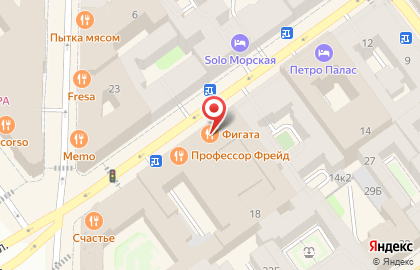 ООО НЕВА на Малой Морской улице на карте