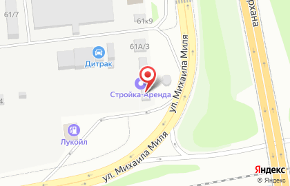 Стройка Сервис на улице Михаила Миля на карте