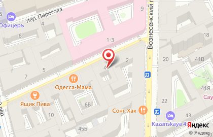 Служба экспресс-доставки готовой еды Готово Китчен в Адмиралтейском районе на карте