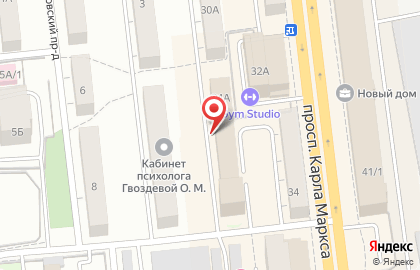 Сеть салонов реставрации пухо-перьевых изделий Соня на улице Карла Маркса на карте