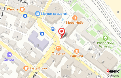Киоск по продаже фастфудной продукции в Советском районе на карте
