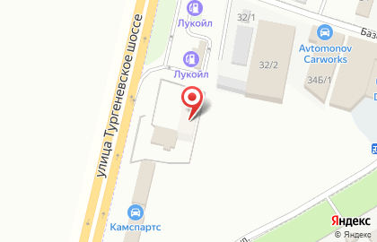 Компания Кирпичный дом на Тургеневском шоссе на карте