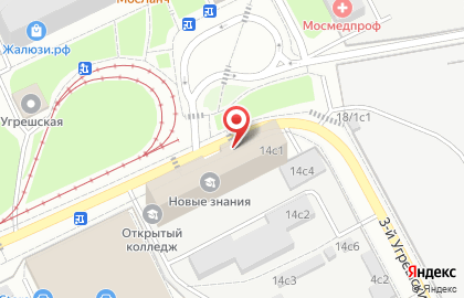 Компания Cube Online на Угрешкой улице на карте