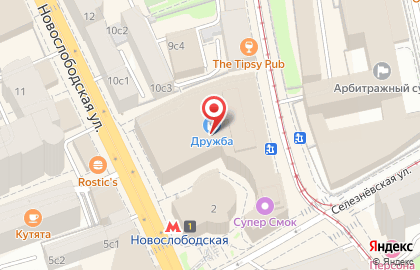 Магазин Alessandro Frenza на Новослободской улице на карте