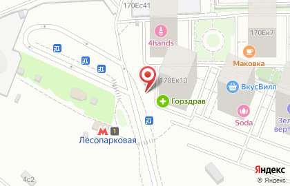 Киоск фастфудной продукции на Варшавском шоссе на карте