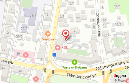 ОАО Лето Банк на Офицерской улице на карте