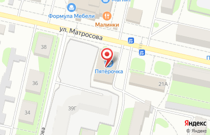Супермаркет Пятёрочка, сеть супермаркетов на улице Добролюбова на карте