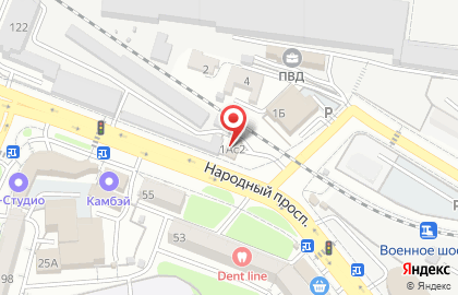 Федеральная аккумуляторная сеть AccuZone в Первореченском районе на карте