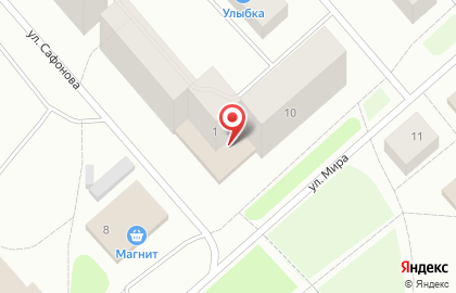 Отдел МВД России по Кольскому району на улице Сафонова на карте