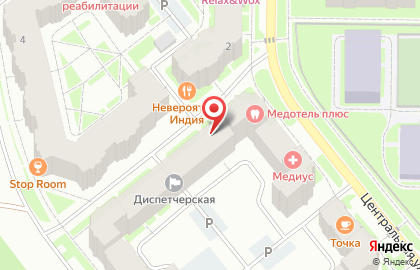 Медицинский центр Здоровая семья на карте