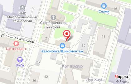 Автомойка в Твери на карте