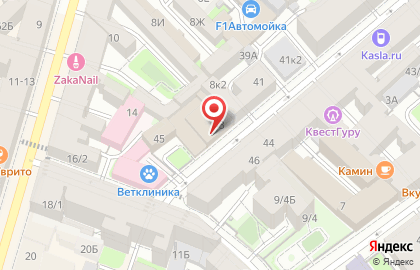 Автомойка ф1 на карте