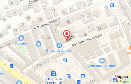 Магазин техники Лидер на Автовокзальной улице на карте