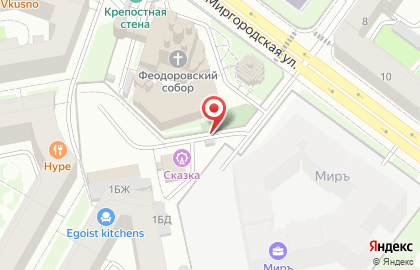 Автостоянка Росском СПб на карте