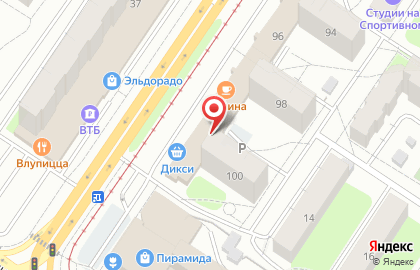 Банкомат Россия на проспекте Чайковского на карте