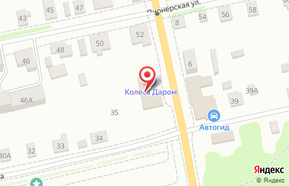 Шинный центр Колеса Даром на улице Володарского на карте