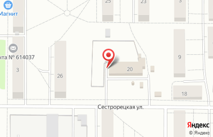 Магазин автотоваров в Орджоникидзевском районе на карте