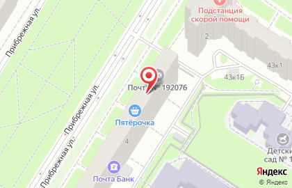 Супермаркет Пятёрочка в Санкт-Петербурге на карте