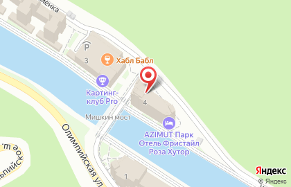 ОАО АКБ Росбанк на набережной Полянка на карте