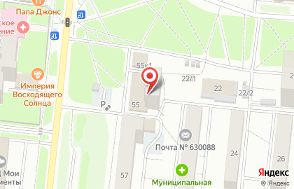 Супермаркет Супермаркет+ в Новосибирске на карте