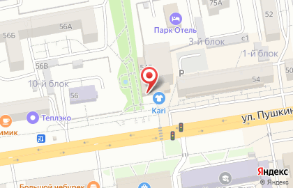 Торговый дом Пушкинский на улице Пушкина на карте