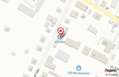Гипермаркет Магнит в Брянске на карте