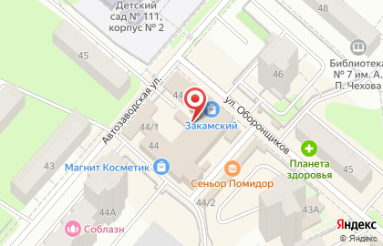 Магазин чая и кофе на Автозаводской улице на карте