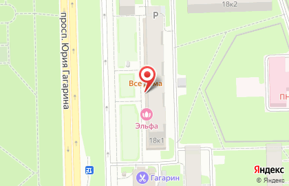 Магазин одежды в Санкт-Петербурге на карте