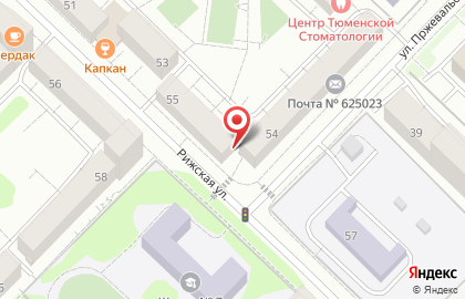 Продуктовый магазин в Тюмени на карте