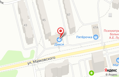 Русский Двор на улице Маяковского на карте