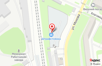 Автостоянка Тамантэн на карте