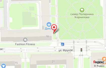 Киоск по продаже фруктов и овощей ЯR Фрукт в Московском районе на карте