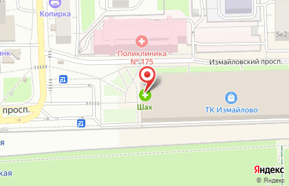 Служба бытовых услуг Феникс в Измайловском проезде на карте