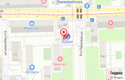 Астер на Первомайской улице на карте