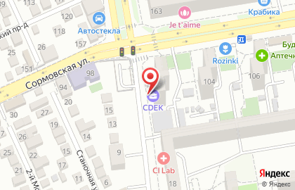 Парикмахерская Лилия в Карасунском районе на карте