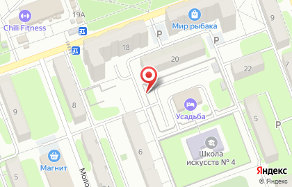 Автостоянка в Саратове на карте