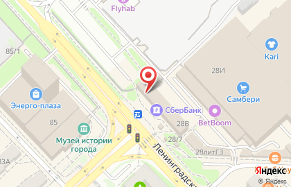 Транспортная фирма Nekantovat на улице Ленинградской на карте