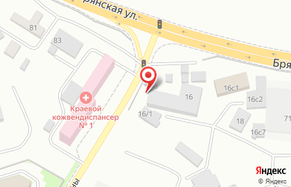 Магазин автозапчастей для иномарок в Красноярске на карте