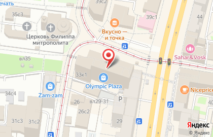 Сбис в Москве на карте